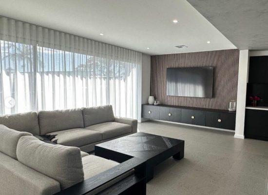 Whitsundays Sheer Curtains in Whitewash by Bespoke Shutters
