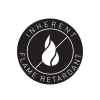 inherent flame retardant round logo v2 inherent flame retardant round logo v2